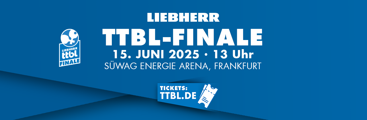 Liebherr TTBL Final: 40 days until the showdown for the championship & Timo Boll's last serve - tickets in high demand!
