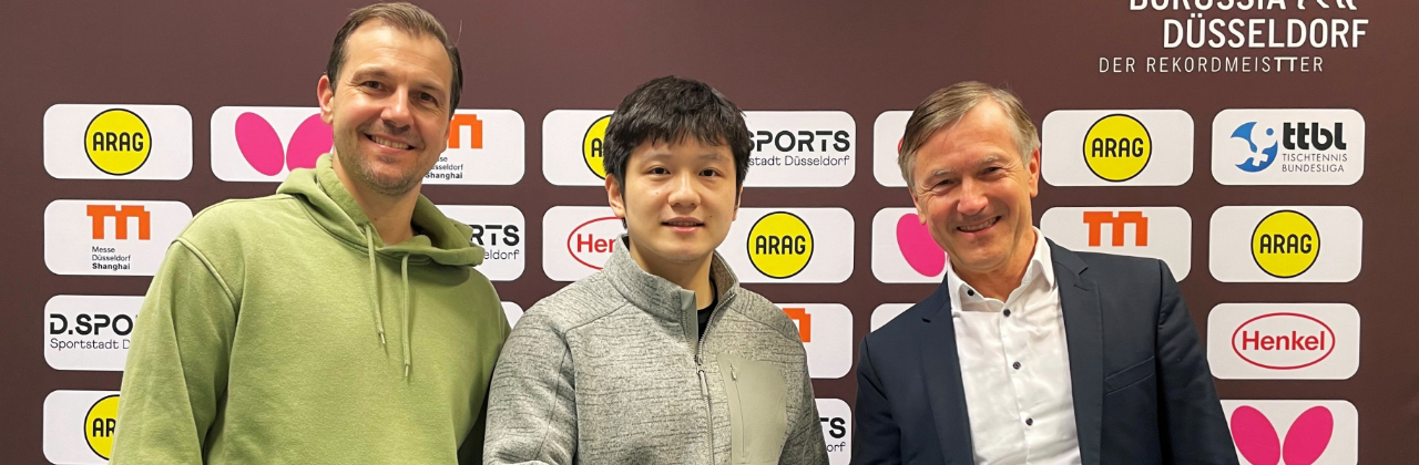 Fan Zhendong wechselt in der kommenden Saison zu Borussia Düsseldorf