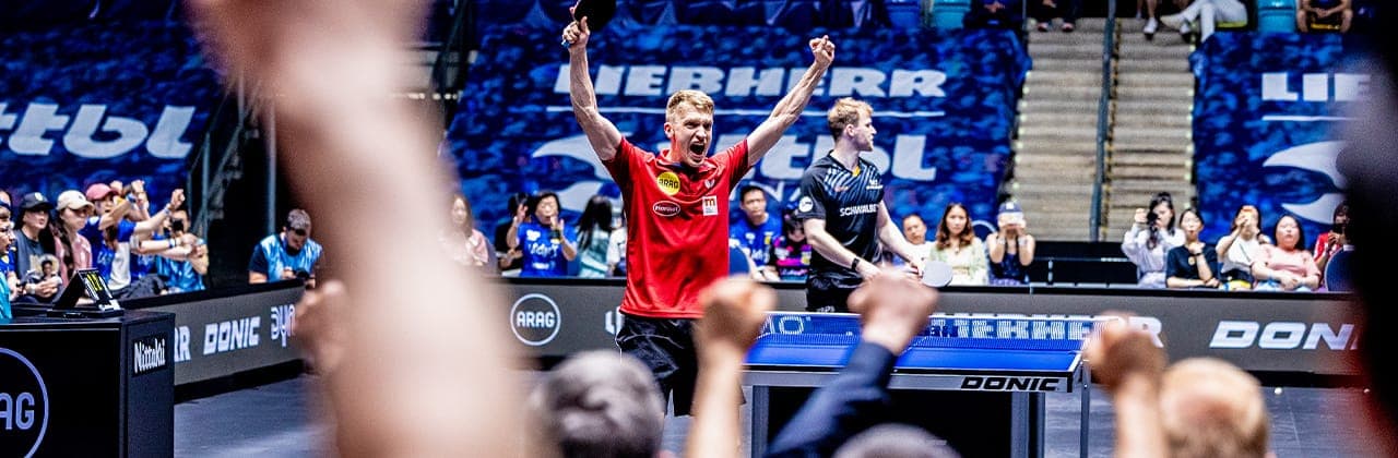 Liebherr TTBL Final4: Düsseldorf kämpft sich ins Finale | Zweites Halbfinale im Anschluss